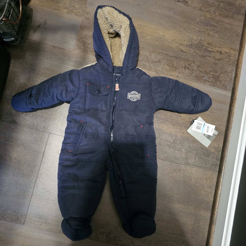 NWT London Fog Blue Insulated Snowsuit